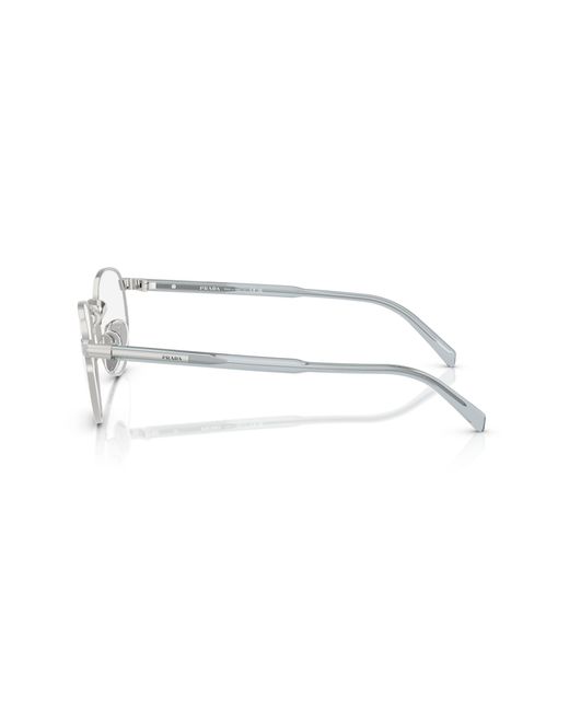 Prada Black Pr B52V 29B1O1 Optical Frames Metal Transparent Pantos Normal for men