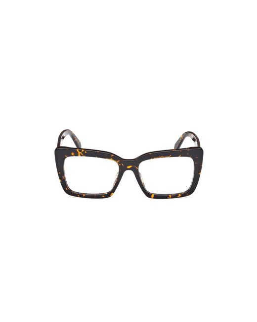 Emilio Pucci Black Ep5261 052 Optical Frames Acetate Squared Normal