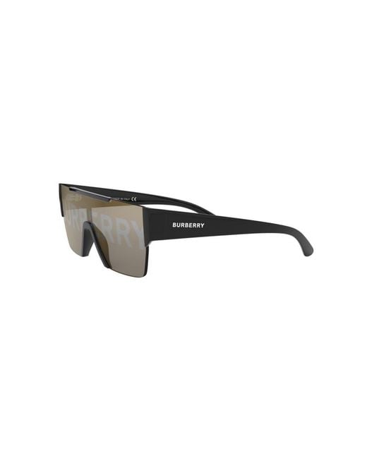 Burberry Gray Be4291 3001/G Sunglasses Nylon Squared Normal Decoration for men