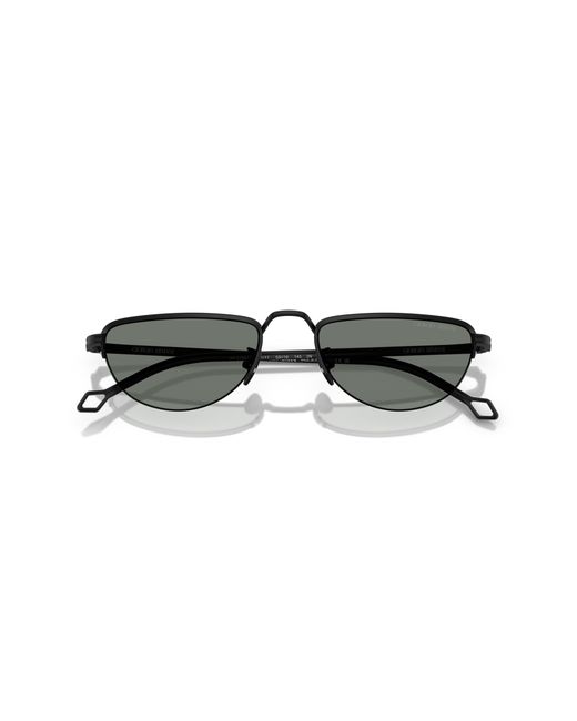 Giorgio Armani Black Ar6166J 300111 Sunglasses Steel Butterfly Normal for men