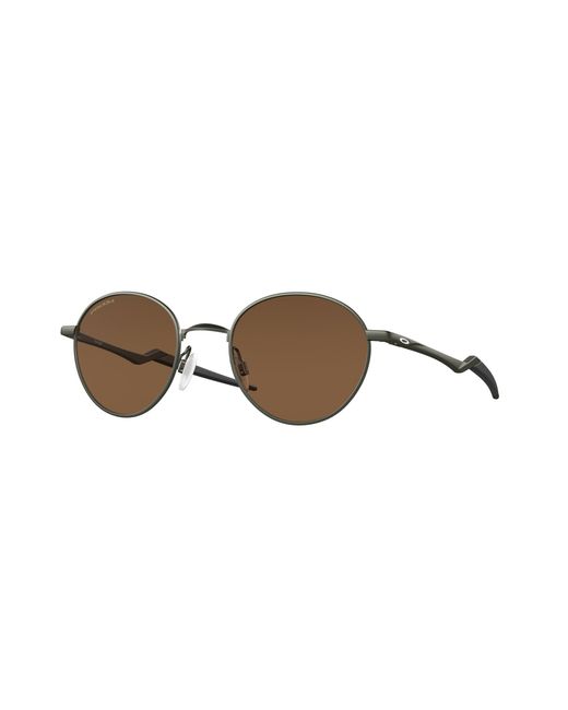 Oakley Black Oo4146 Terrigal 414607 Sunglasses Metal Copper Round Normal for men