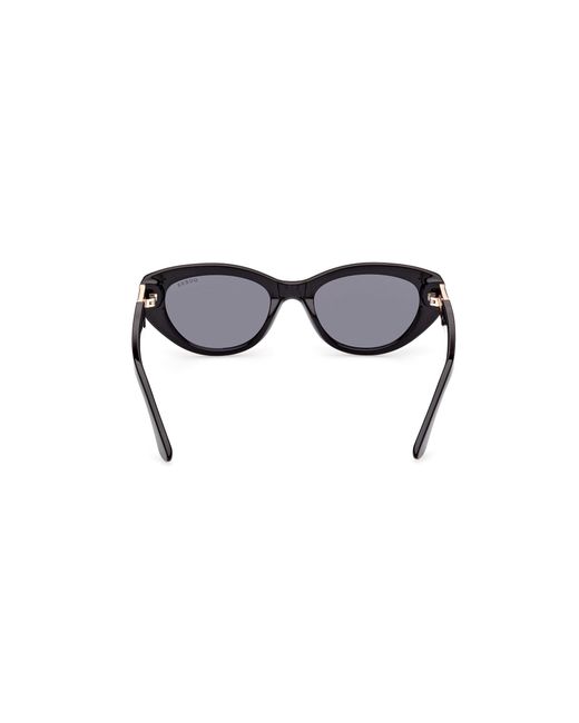 Guess Black Gu7849 01A Sunglasses Injected Round Normal