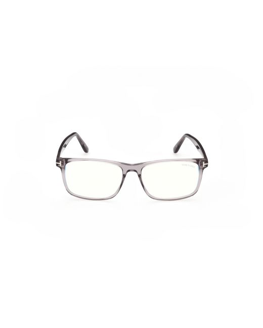 Tom Ford Black Ft5752-B 020 Optical Frames Acetate Squared Anti- Light for men