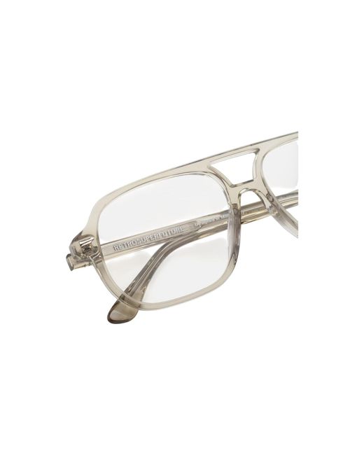 Retrosuperfuture Black 4D6 Numero 152 Nebbia Optical Frames Acetate Squared
