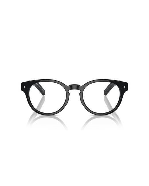 Prada Black Pr A14V 17N1O1 Optical Frames Acetate Pantos Normal for men