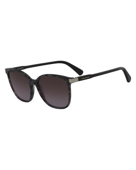 Longchamp Black Lo612S 002 Sunglasses Acetate Squared Normal Photochromatic