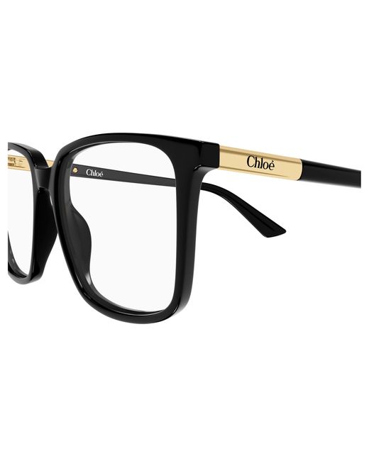 Chloé Black Ch0369O 003 Optical Frames Acetate Transparent Squared