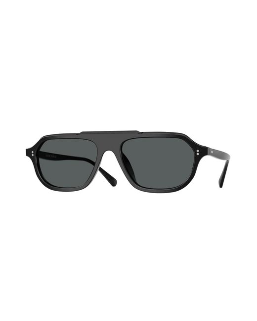 Oliver Peoples Black Ov5613Su Estin 1731P2 Sunglasses Acetate Geometric Polarized for men