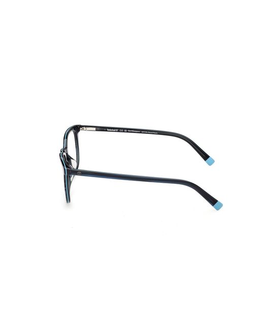 Timberland Black Tb50096-H 064 Optical Frames Acetate Round Normal for men