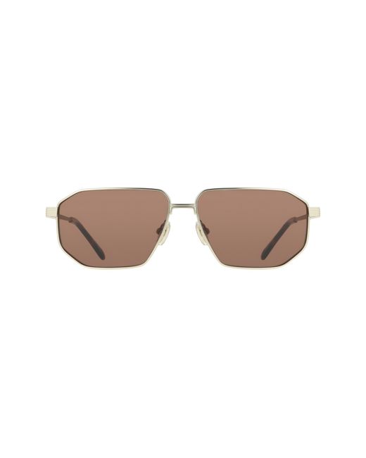 Ferragamo Black Sf340S 710 Sunglasses Titanium Squared Normal for men