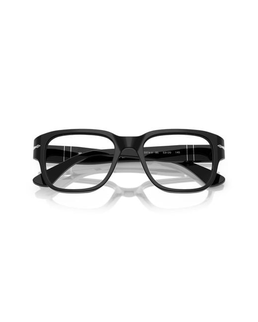 Persol Black Po3374V 95 Optical Frames Acetate Squared Normal
