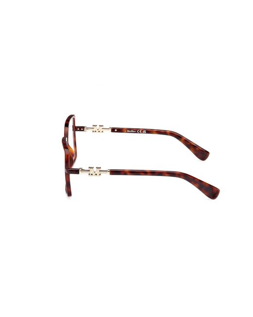 Max Mara Black Mm5108-H 053 Optical Frames Injected Squared Normal