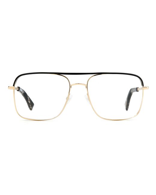 DSquared² Black D2 0018 2M2 Optical Frames Metal Squared for men