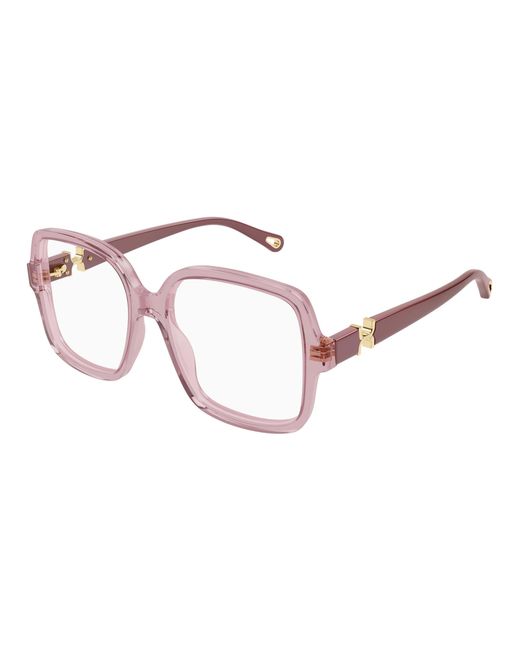 Chloé Black Ch0335O 003 Optical Frames Acetate Transparent Squared