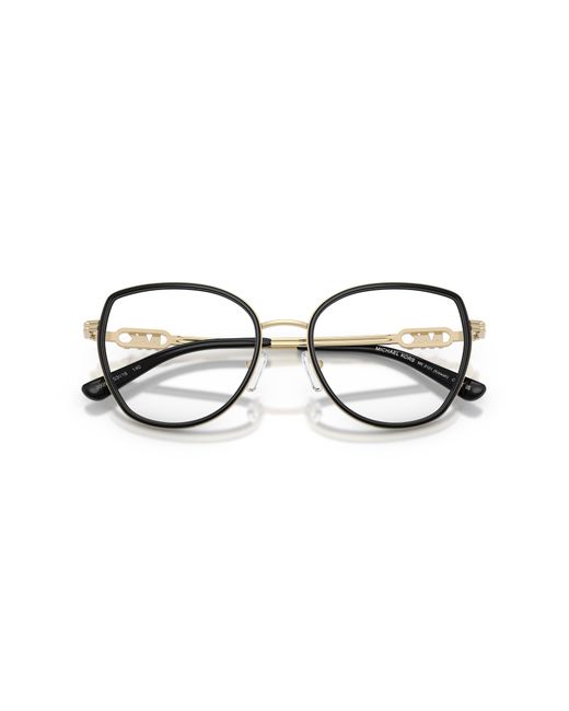 Michael Kors Black Mk3101 Kiawah 3005 Optical Frames Metal Transparent Round Normal