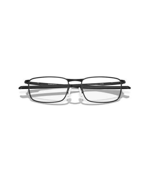 Oakley Black Ox3173 Barrelhouse 317301 Optical Frames Metal Squared Normal for men