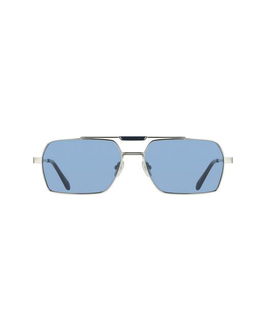 Ferragamo Black Sf332S 042 Sunglasses Titanium Squared Normal for men