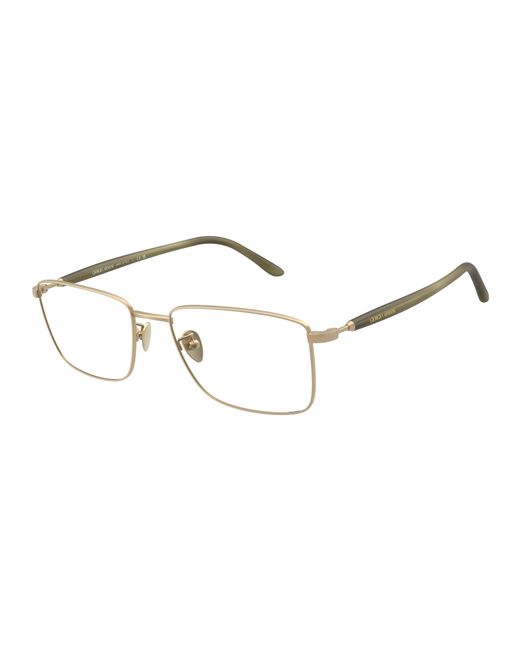 Giorgio Armani Black Ar5150 3002 Optical Frames Steel Transparent Squared Normal for men