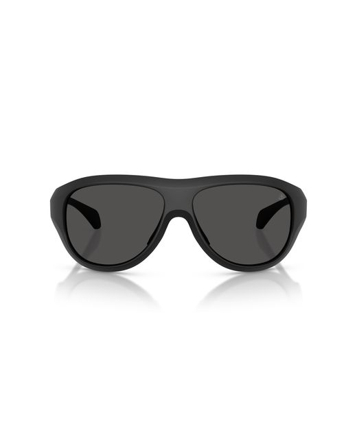 Moncler Black Me8013 Bleacher 500687 Sunglasses Injected Round Normal