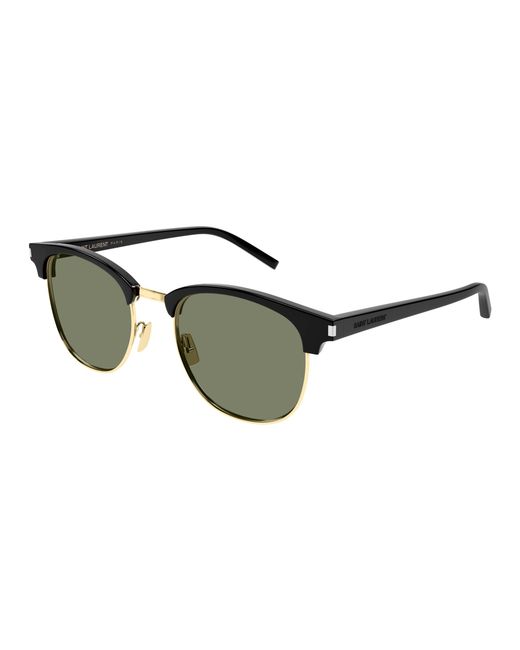 Saint Laurent Black Sl 108 014 Sunglasses Acetate Round for men