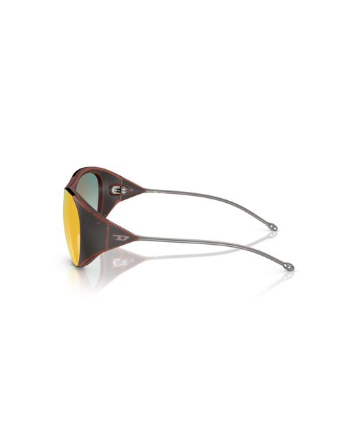 DIESEL Black Dl3003 508/B6 Sunglasses Injected Round Normal