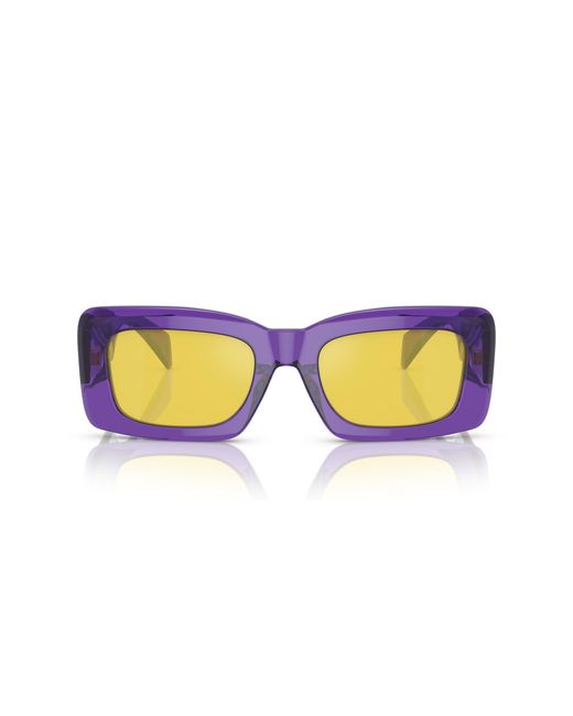 Versace Black Ve4444U 5408V9 Sunglasses Acetate Squared Normal Mirror