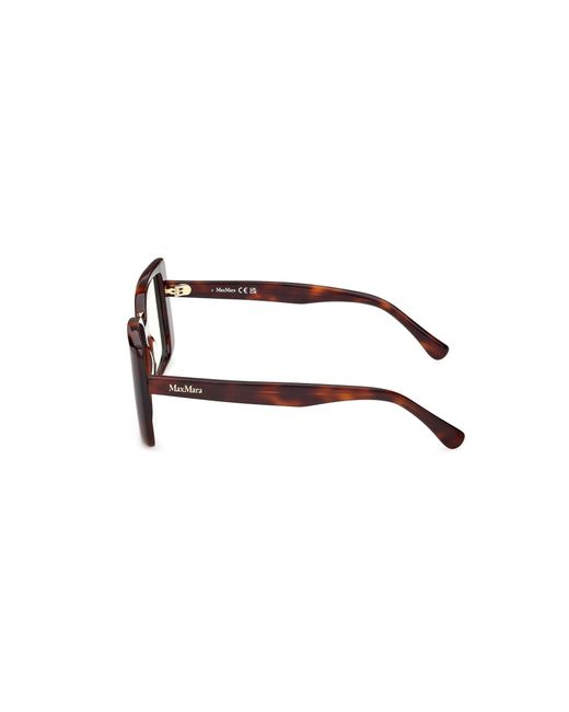 Max Mara Black Mm5231-B 052 Optical Frames Acetate Squared Normal