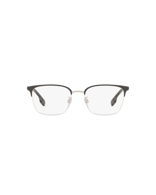 Burberry Black Be1338D 1005 Optical Frames Metal Squared Normal for men
