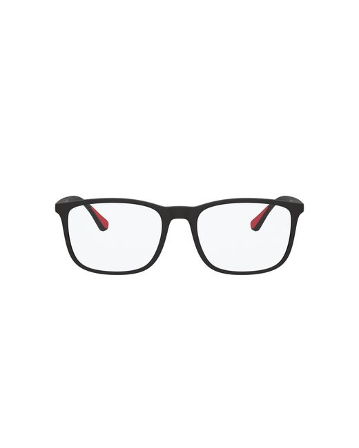 Emporio Armani Black Ea3177 5042 Optical Frames Injected Squared Normal for men