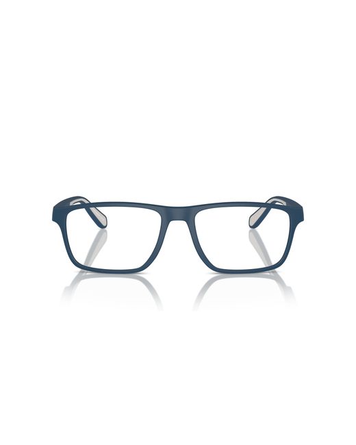 Emporio Armani Black Ea3233 5763 Optical Frames Injected Transparent Squared Normal for men