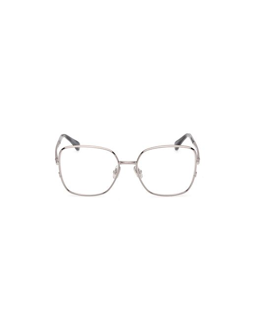 Max Mara Black Mm5223 014 Optical Frames Metal Round Normal