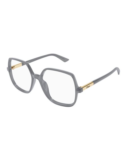 Chloé Black Ch0368O 005 Optical Frames Acetate Transparent Geometric