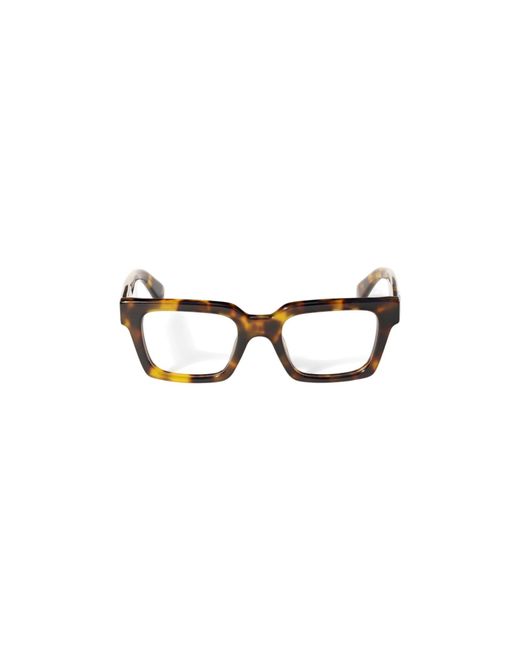 Off-White c/o Virgil Abloh Black Ow5008 Style 21 6D00 Optical Frames Acetate Squared