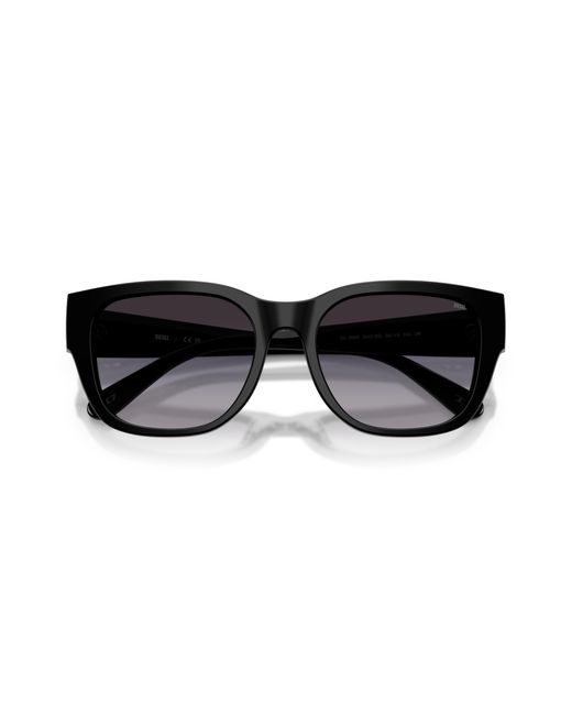 DIESEL Black Dl2005 20018G Sunglasses Acetate Squared Normal Shaded