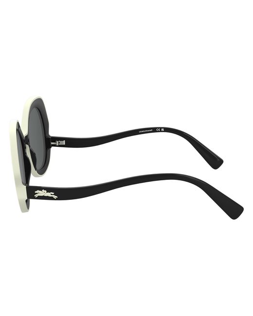 Longchamp Black Lo780S 038 Sunglasses Bio-Inject Round Normal