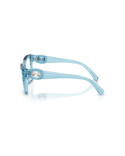 Swarovski Black Sk2056U 1078 Optical Frames Injected Cat Eye Normal