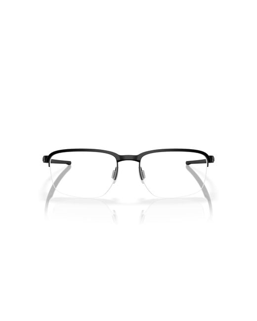 Oakley Black Ox3233 Cathode 323301 Optical Frames Metal Squared Normal for men