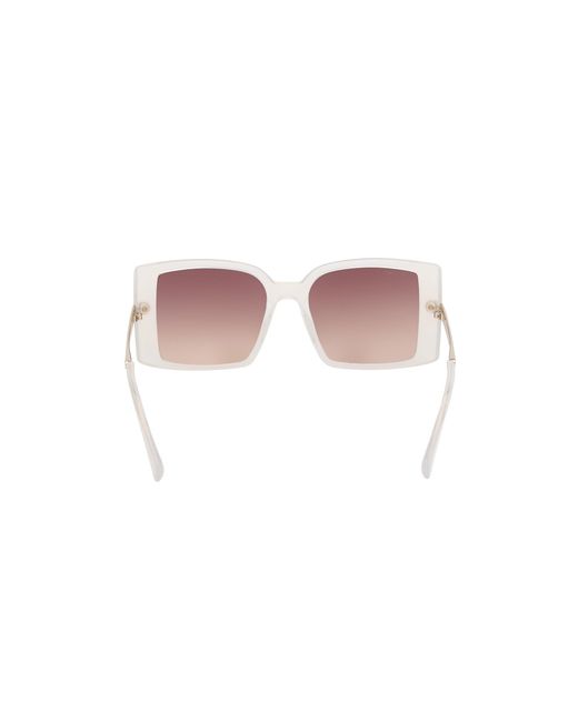 MAX&Co. Black Mo0120 25F Sunglasses Injected Squared Normal