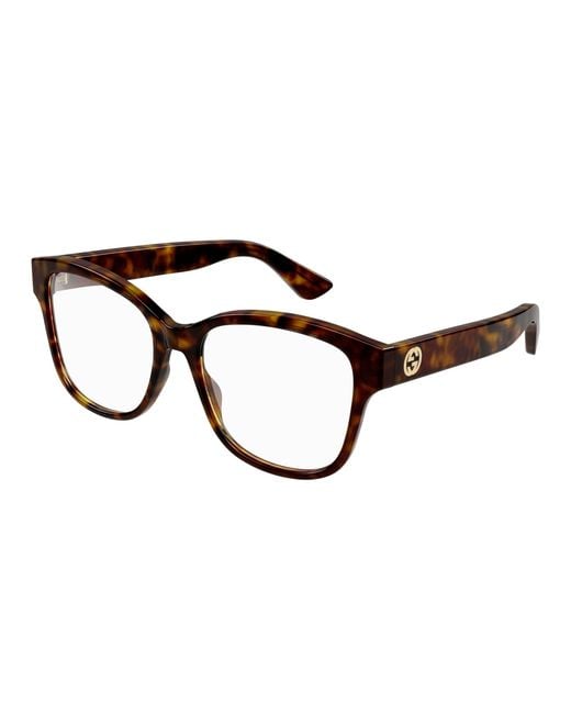 Gucci Black Gg1340O 002 Optical Frames Plastic Squared