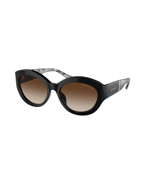 Michael Kors Black Mk2204U Brussels 300513 Sunglasses Acetate Cat Eye Normal Shaded