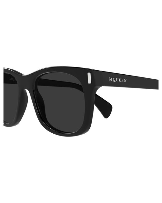 McQueen Black Am0551S 001 Sunglasses Acetate Squared for men