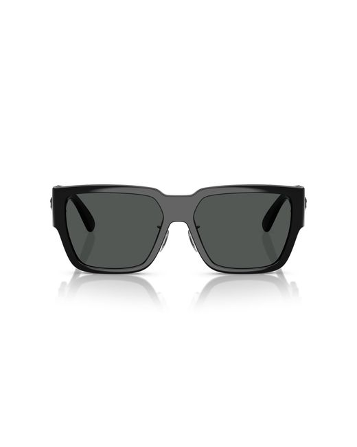 Versace Black Ve4483D 536087 Sunglasses Injected Squared Normal for men