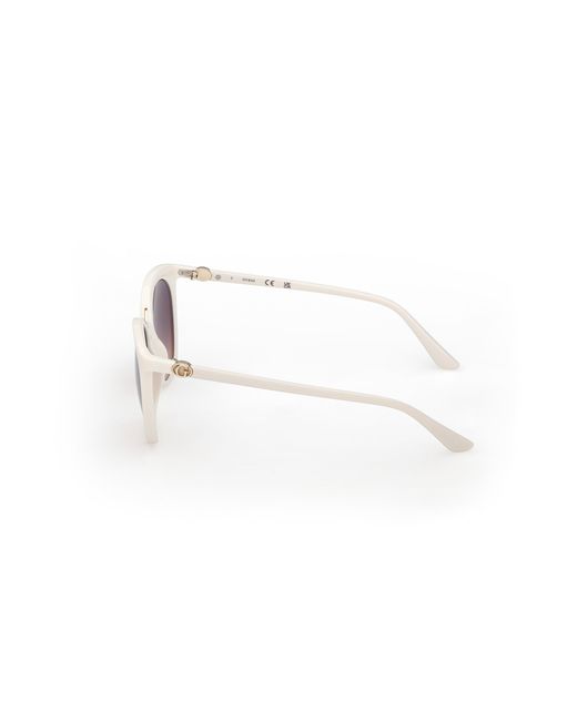 Guess Black Gu00282 21Z Sunglasses Injected Round Normal