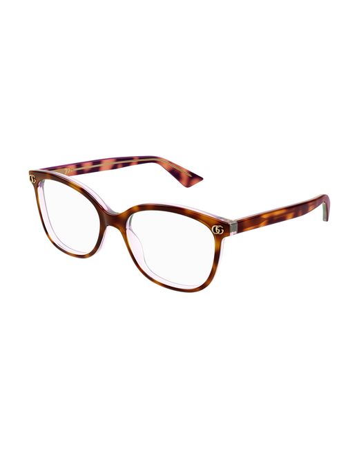 Gucci Black Gg1816O 008 Optical Frames Acetate Transparent Squared