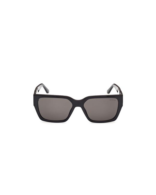 Guess Black Gu7916 01A Sunglasses Injected Smoke Squared Normal