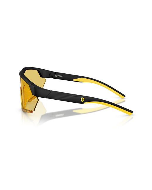 FERRARI SCUDERIA Black Fz6018U 504/V9 Sunglasses Injected Geometric Normal for men