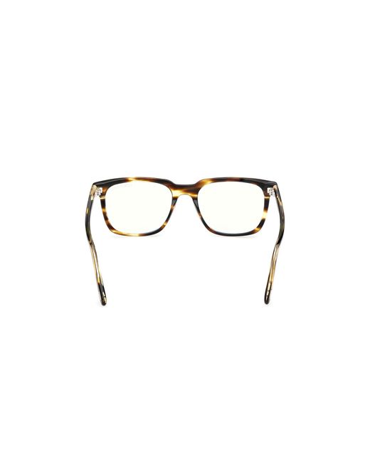 Tom Ford Black Ft6080-B 055 Optical Frames Acetate Squared Normal for men