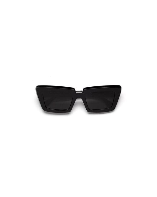 Retrosuperfuture Black 2Gs Coccodrillo Sunglasses Acetate Squared Normal