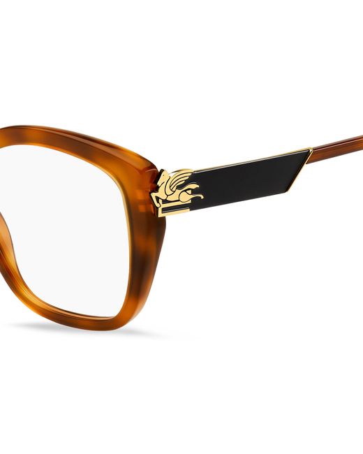 Etro Black 0031 05L Optical Frames Acetate Squared