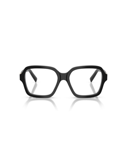 Miu Miu Black Mu 03Yv 16K1O1 Optical Frames Acetate Squared Normal